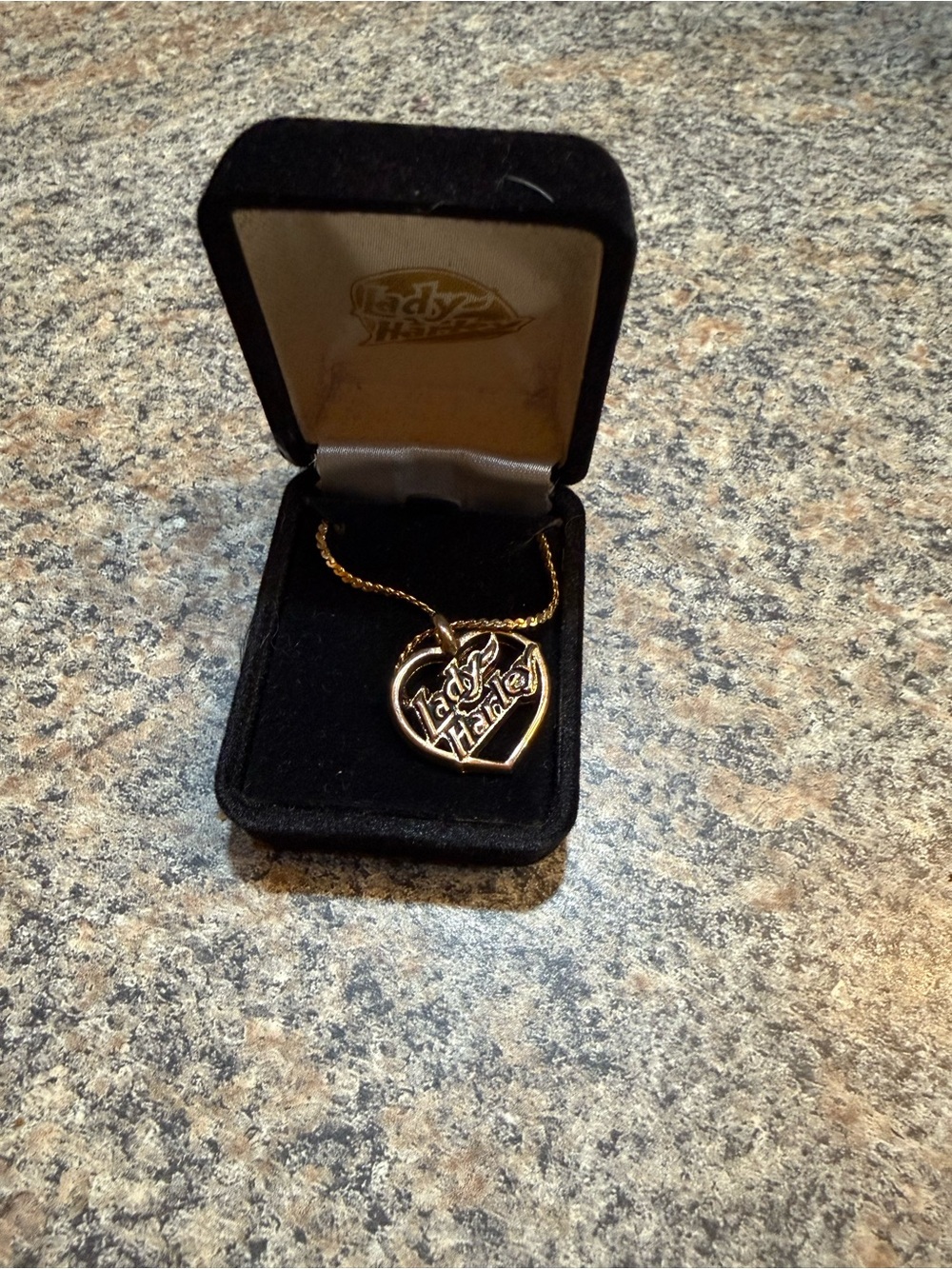 Lady Hagen Heart Pendant Necklace in Gold Tone